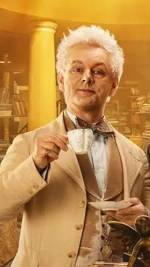 ai character: Aziraphale  background