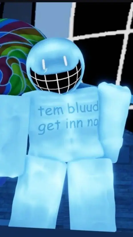ai character: bluudud background