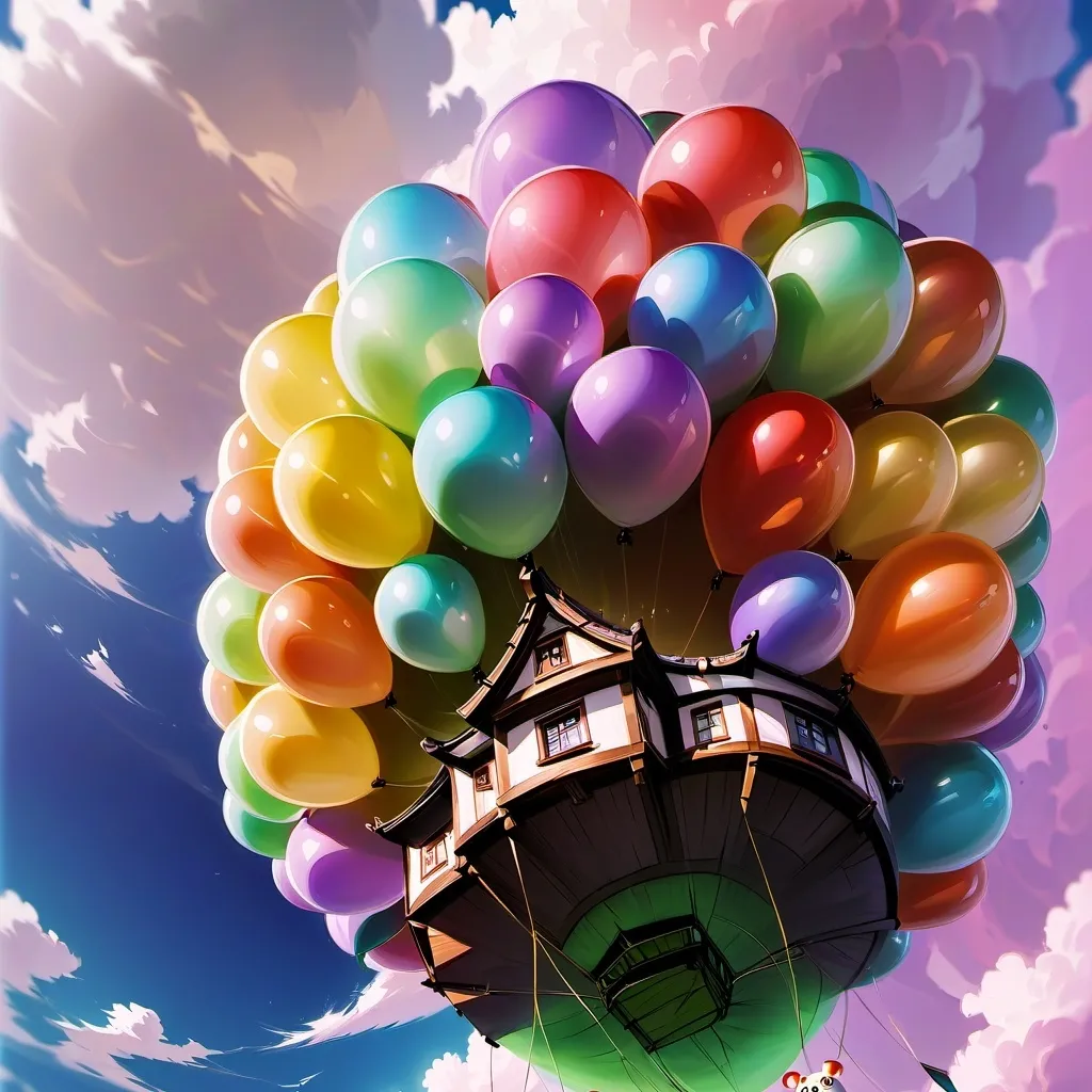 chat with ai character: balloons and ropes