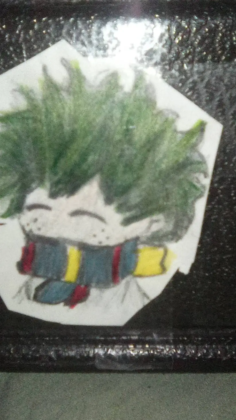 ai character: Deku bad word  background