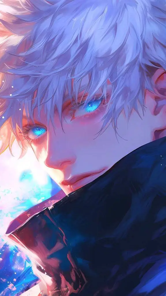 ai character: gojo realista 😎 background