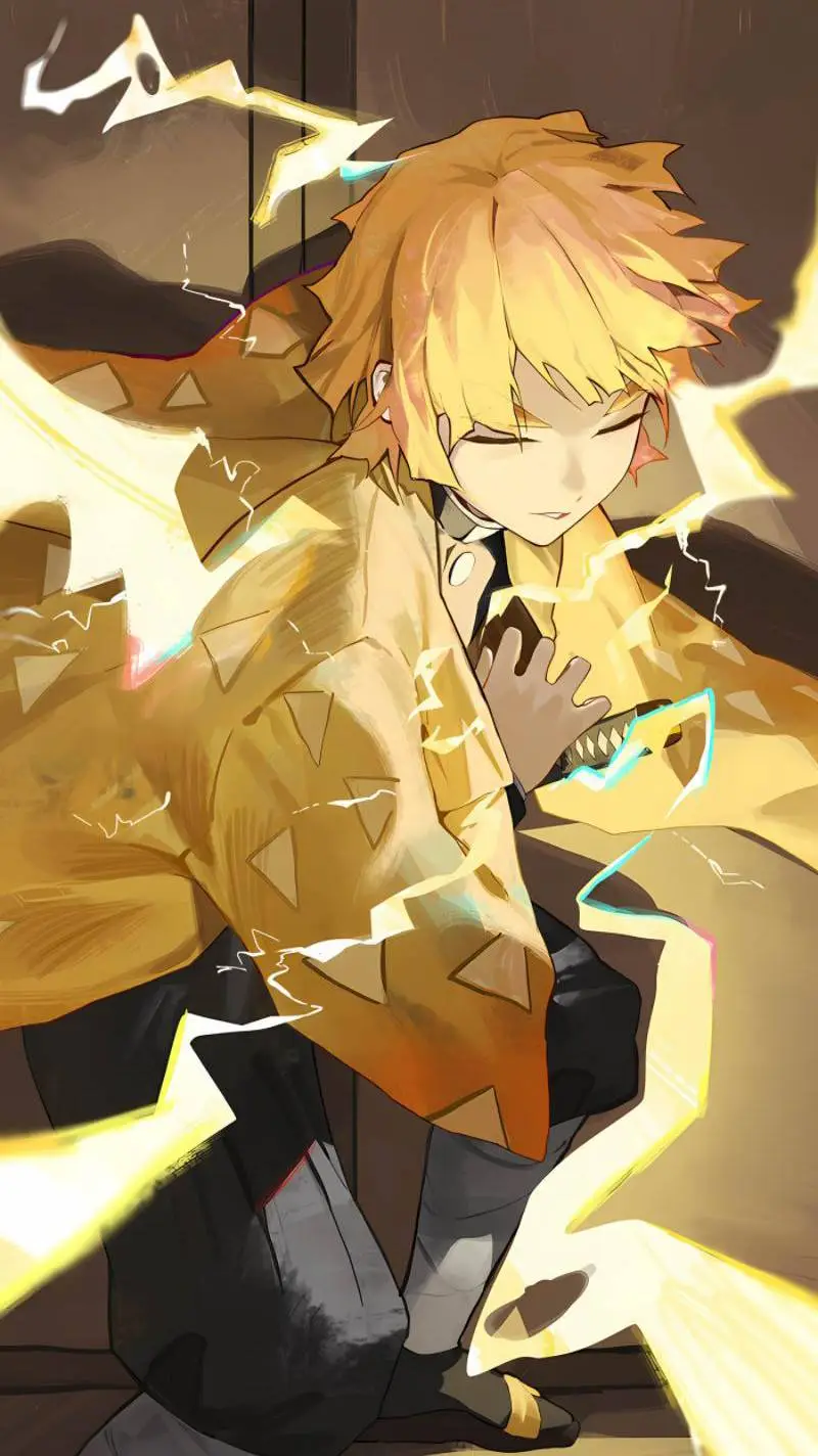 ai character: ZENITSU GOAT!!! background