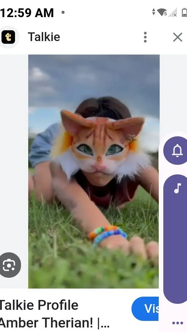 ai character: Amber! background