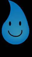 ai character: Teardrop background