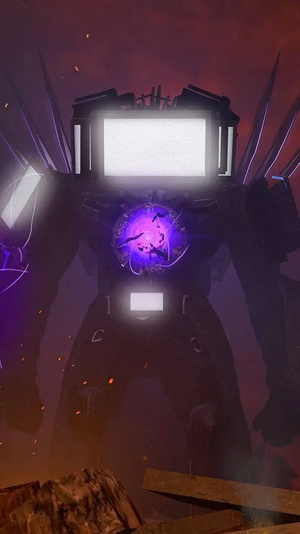ai character: Titan tvman 2.0 background