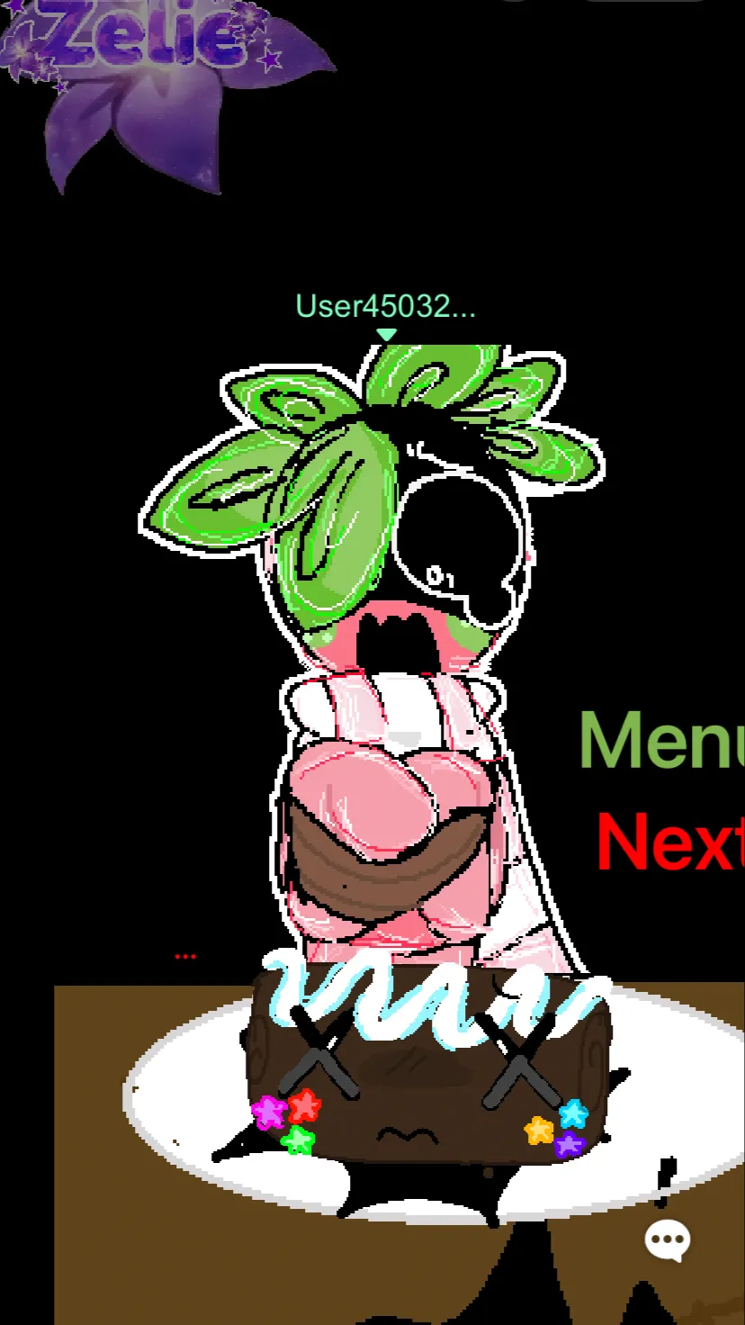 ai character: Algo paso.. background