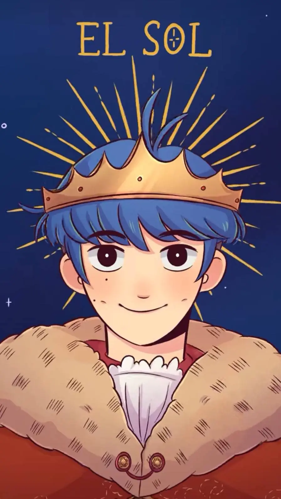 ai character: el sol ☀️ background