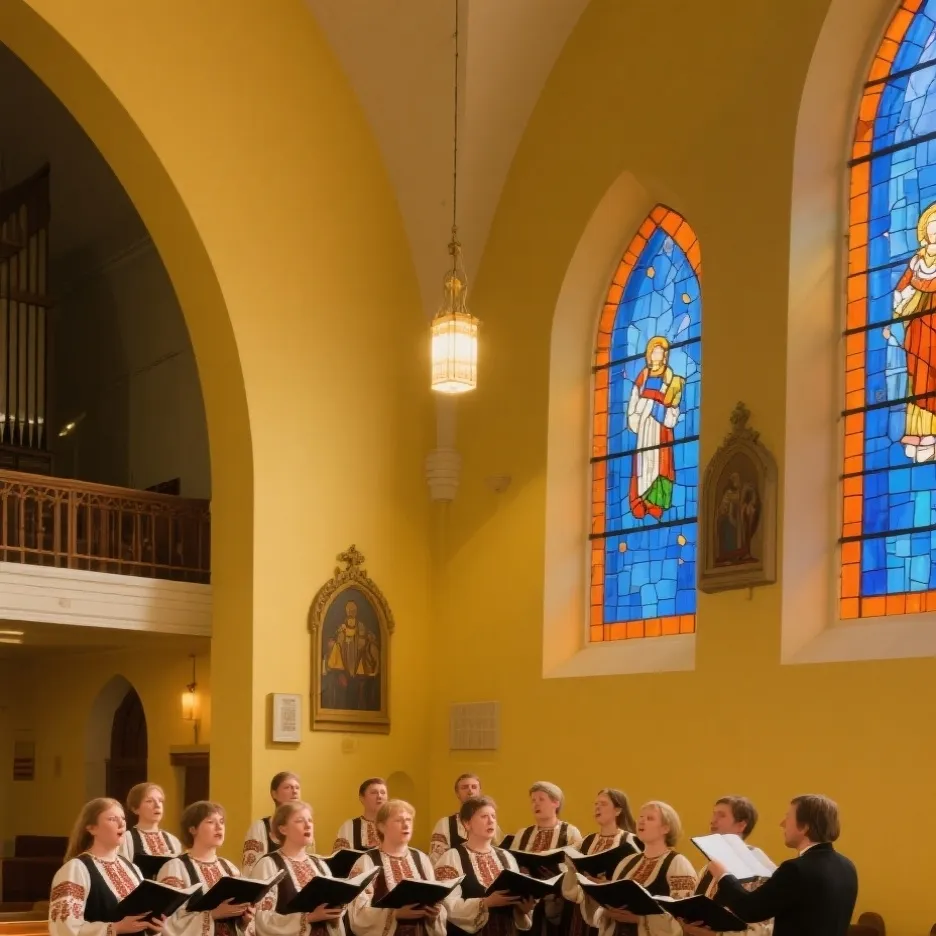 chat with ai character: church choir