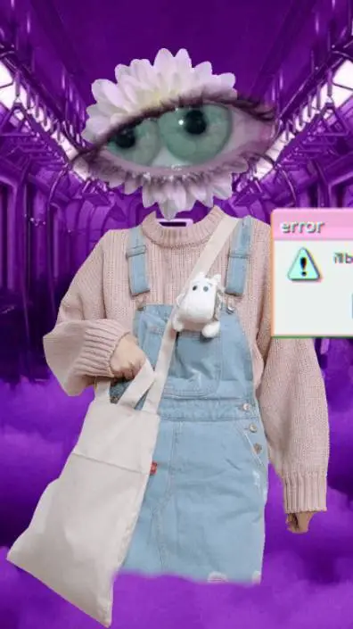 ai character: naked background