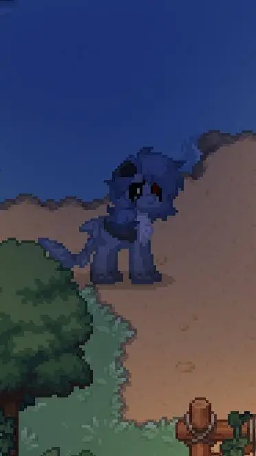 ai character: blueberry *future* background