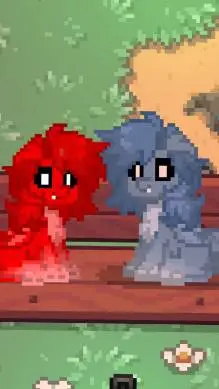ai character: blueberry background
