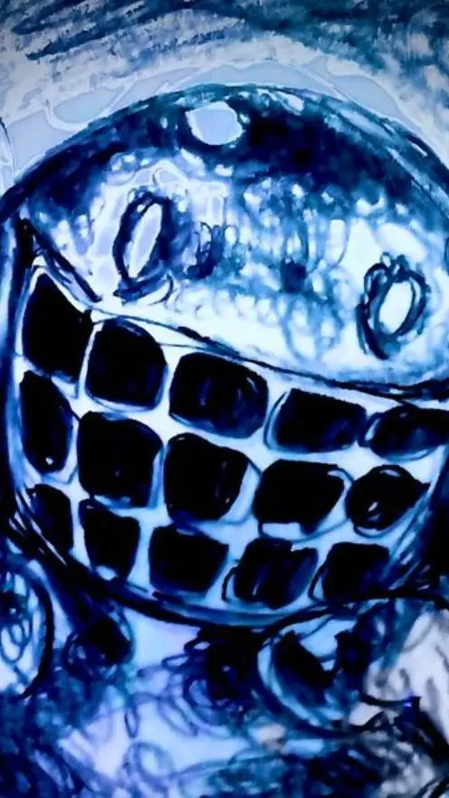 ai character: bluudud background