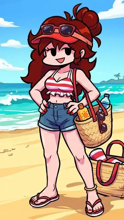ai character: Girlfriend fnf background