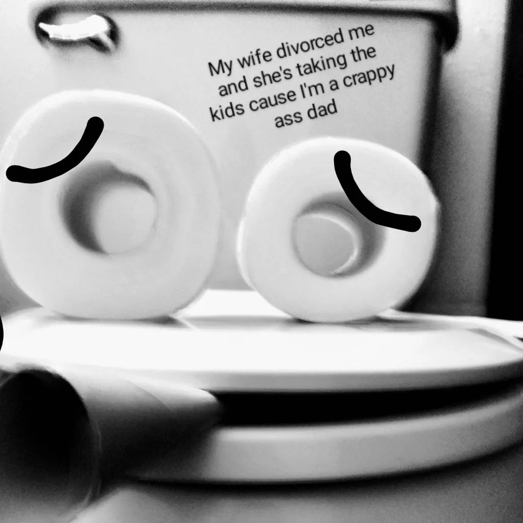 chat with ai character: depressed toilet 