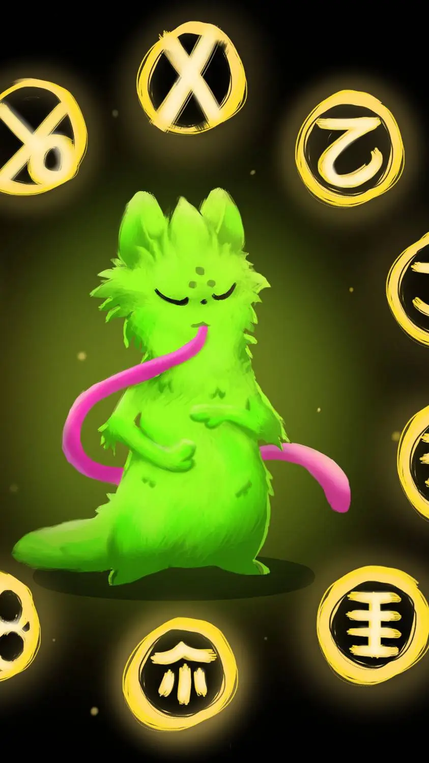 ai character: saint  background