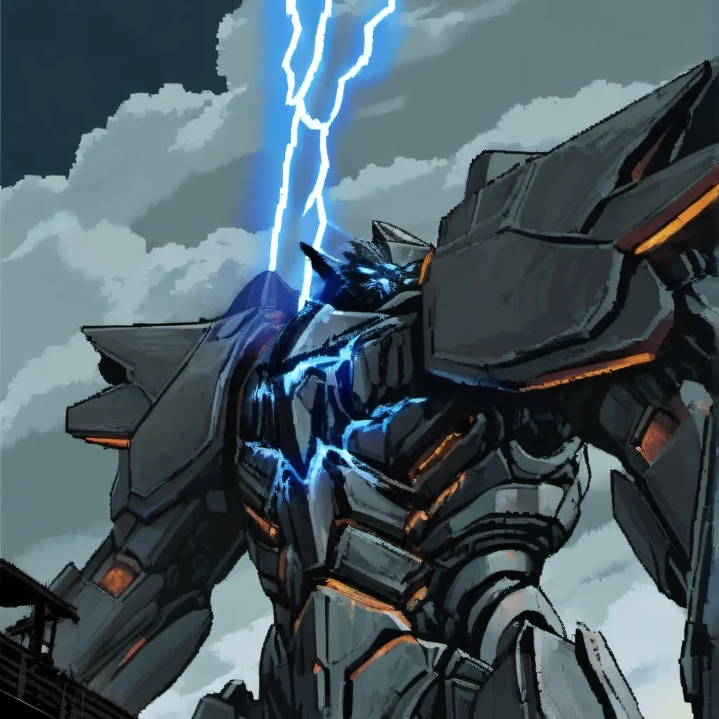 chat with ai character: mecha striker mech