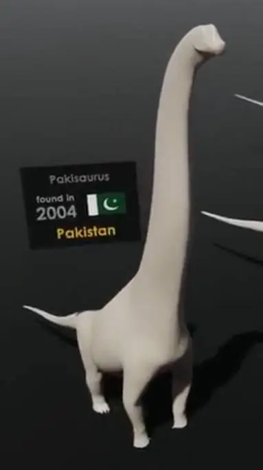 ai character:  Pakisaurus  background