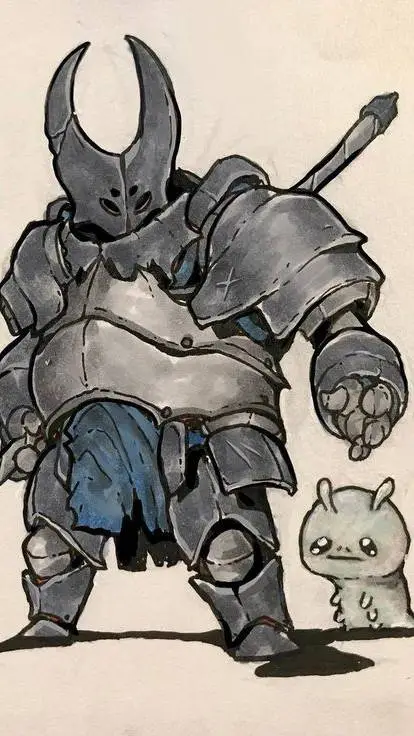ai character: False knight background