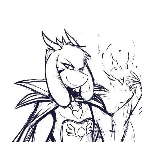 chat with ai character: Asriel Hypergod