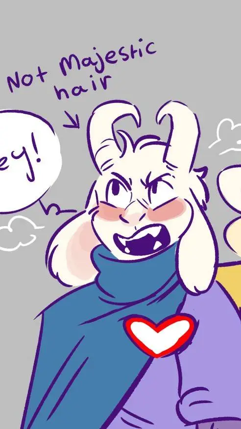 ai character: Asriel REBORN background