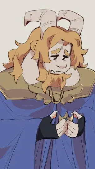 ai character: King Asgore background