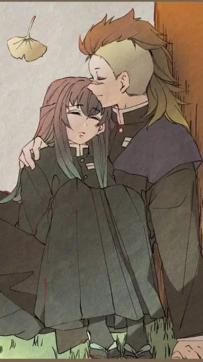 ai character: 🌺muichiro×genya🌺 background