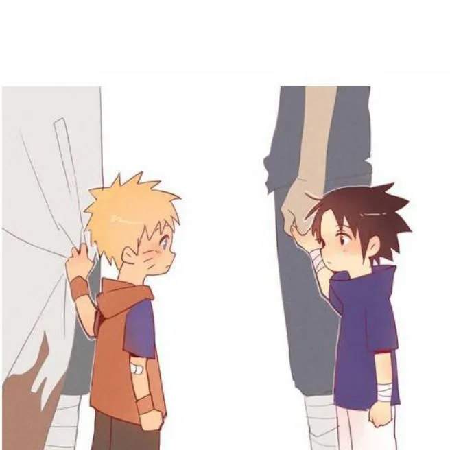 chat with ai character: sasunaru criança