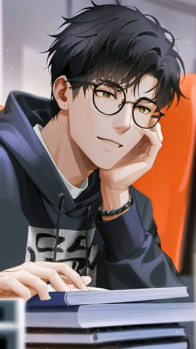 ai character: Nerd Carl background