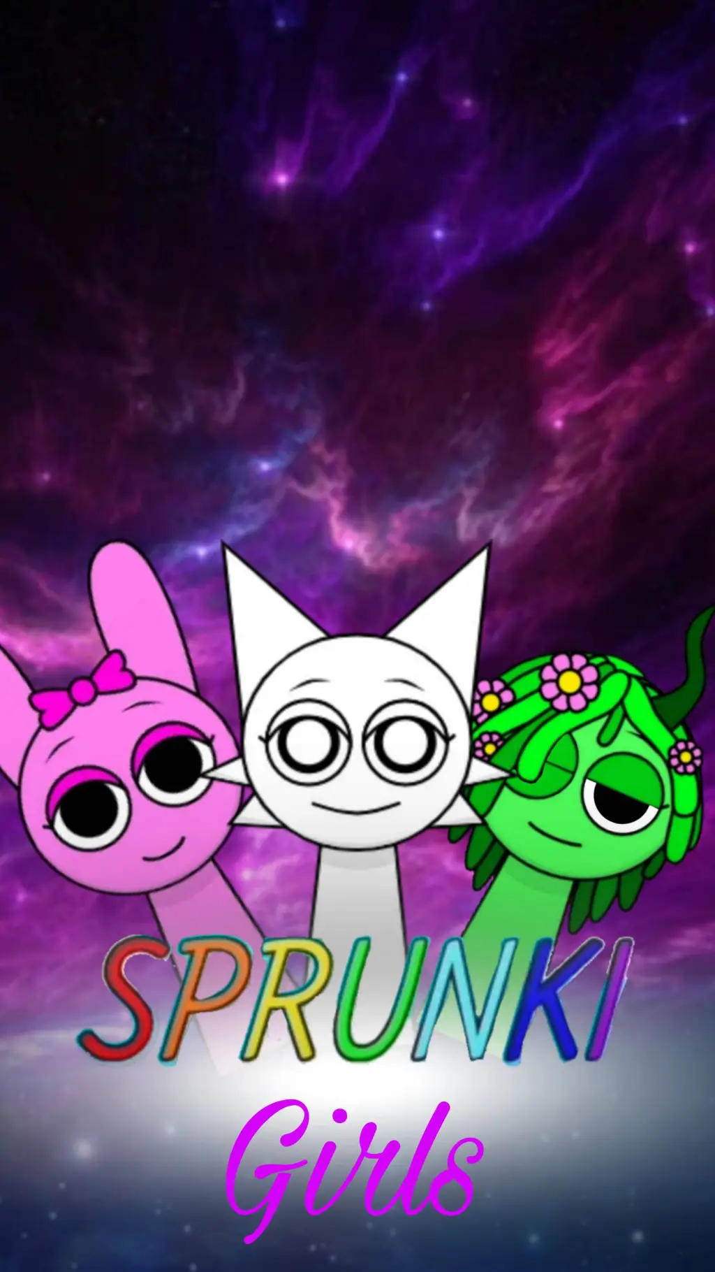 ai character: ~Sprunki Females~ background