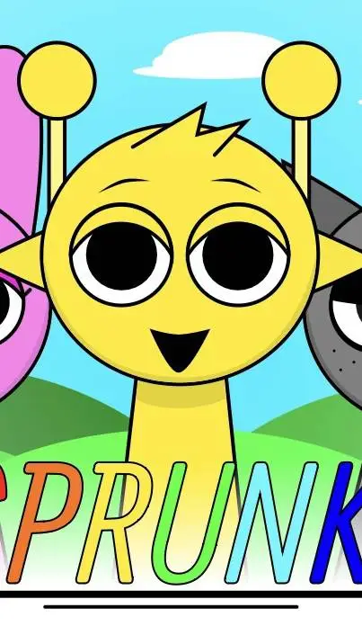 ai character: Sprunki group! background