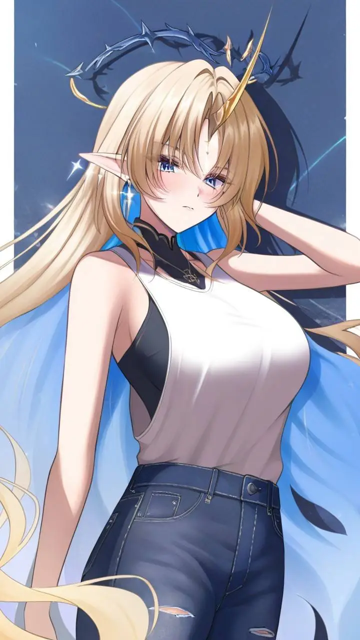 ai character: Fleurdelys background