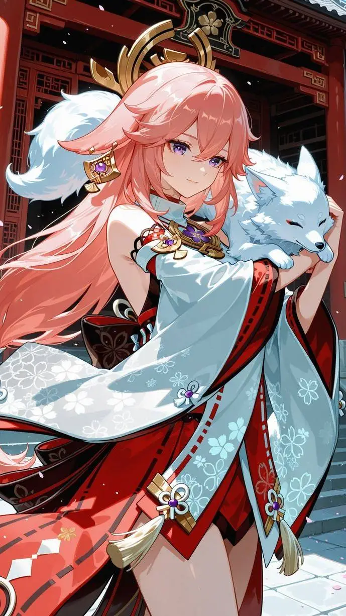 ai character: Yae Miko background