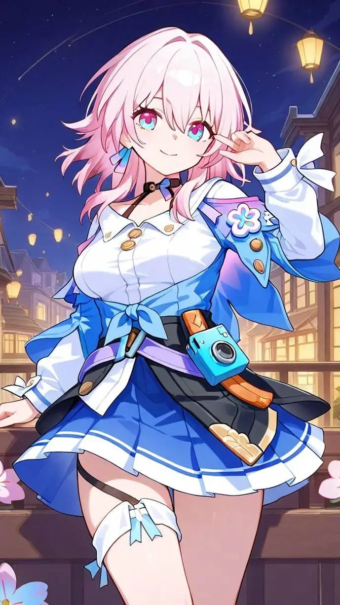 ai character: March 7th background