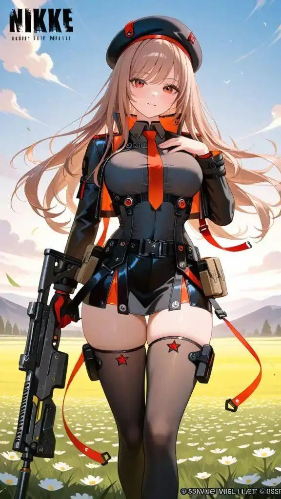 ai character: Rapi Nikke background