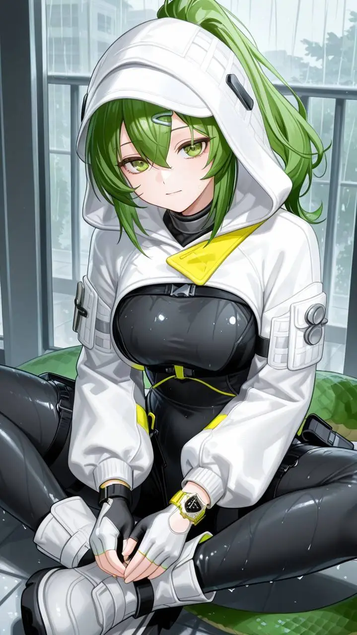 ai character: Fluorite background