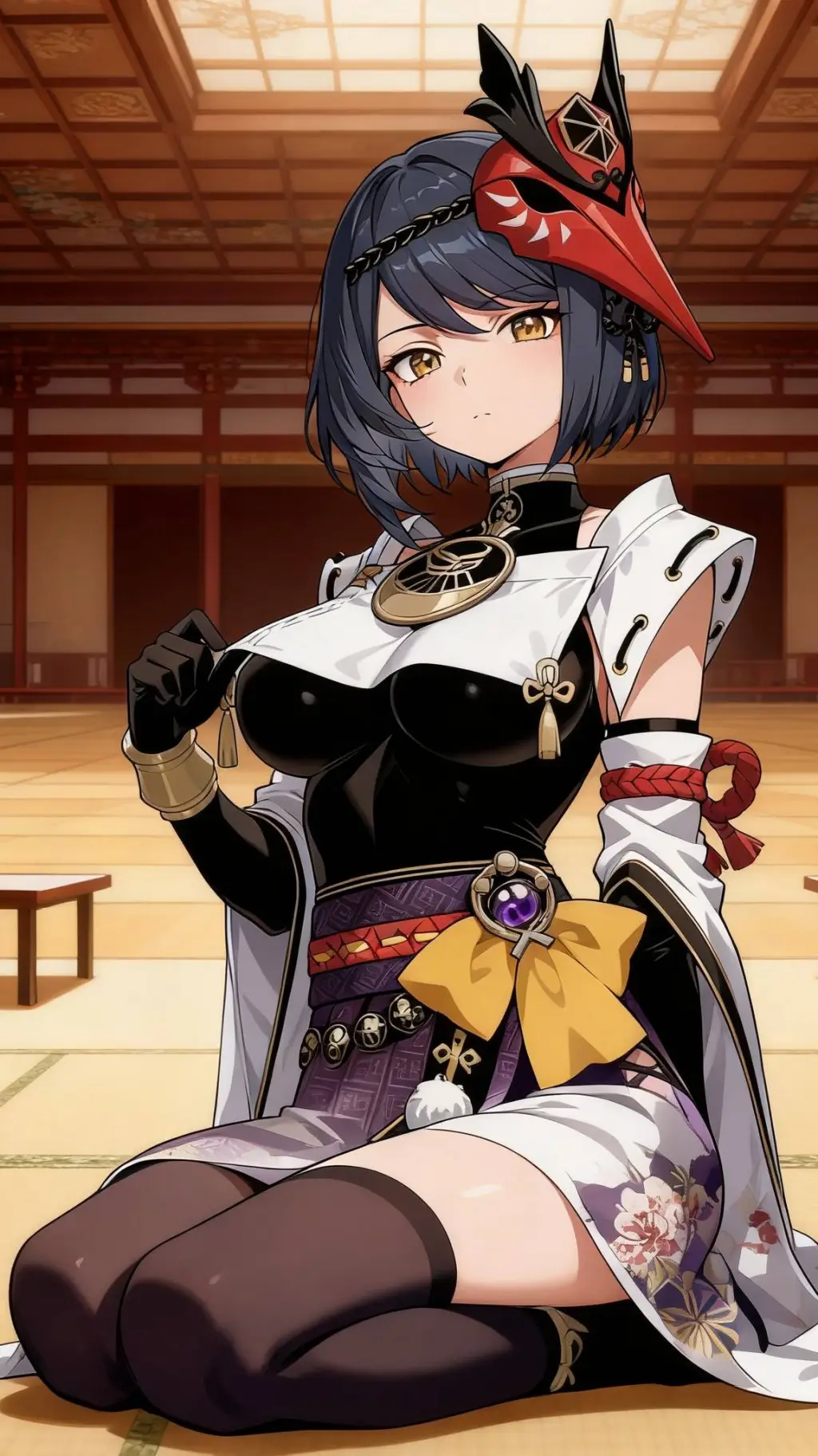 ai character: Kujou Sara background