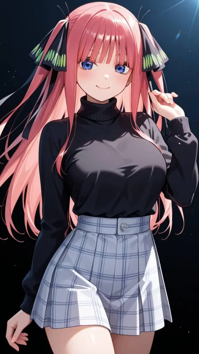 ai character: Nino Nakano background