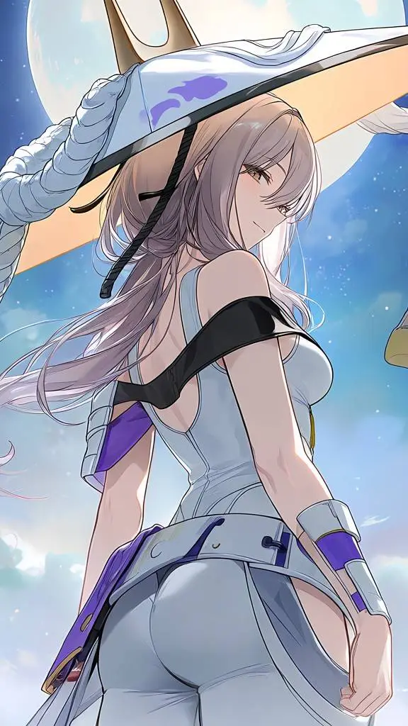 ai character: Scarlet background