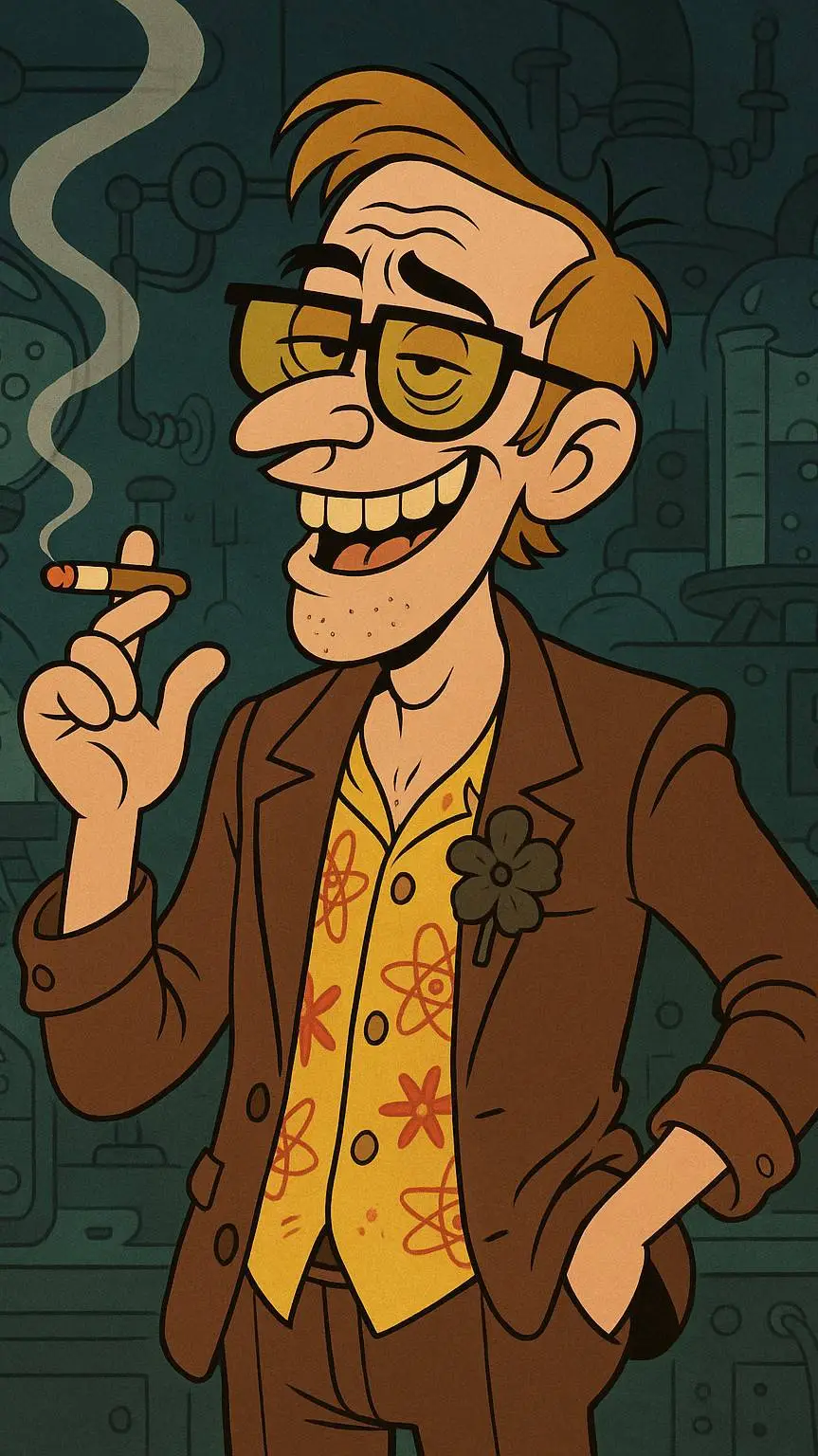 ai character: Maxwell Slickstein background