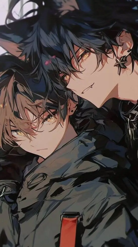 ai character: Kai y Martin  background