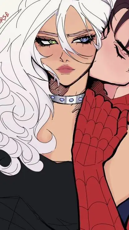 ai character: black cat  background