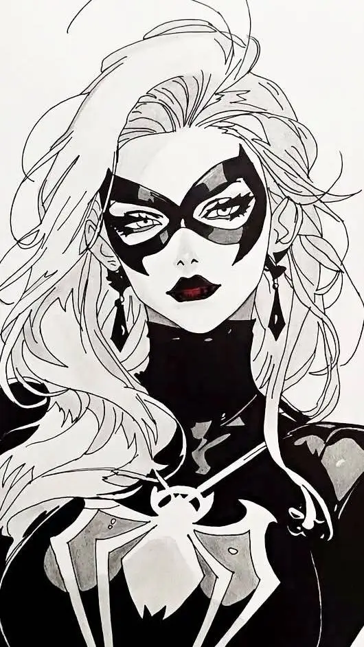 ai character: black cat  background