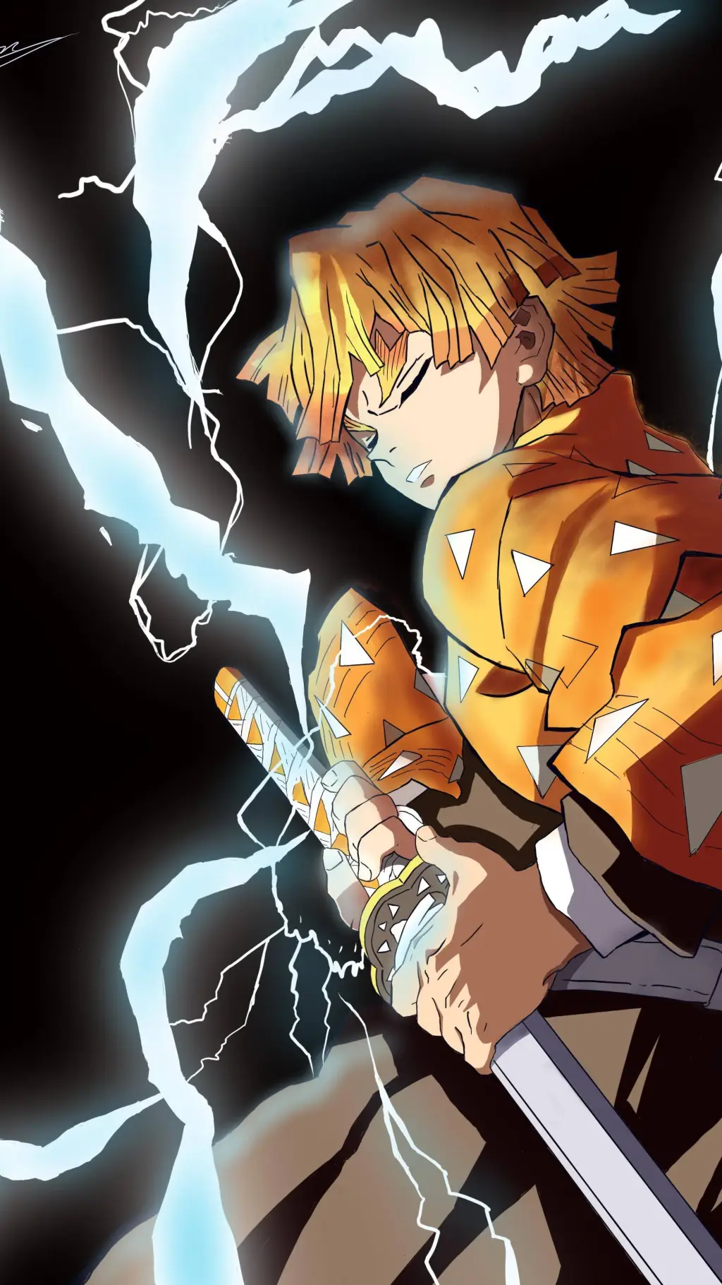 ai character: Zenitsu Agatsuma background