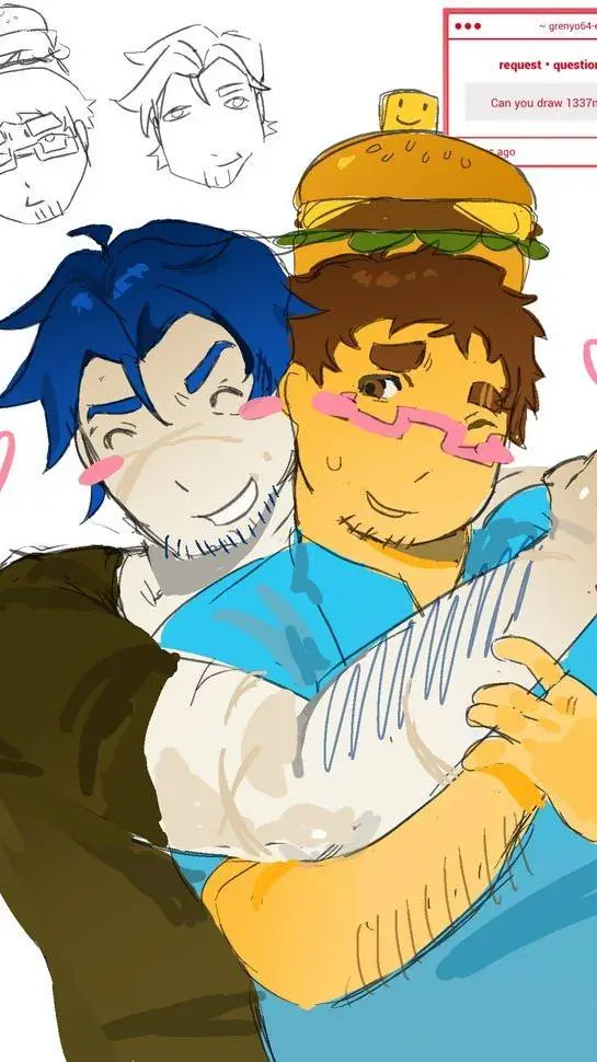 ai character: 007N7 x guest1337  background