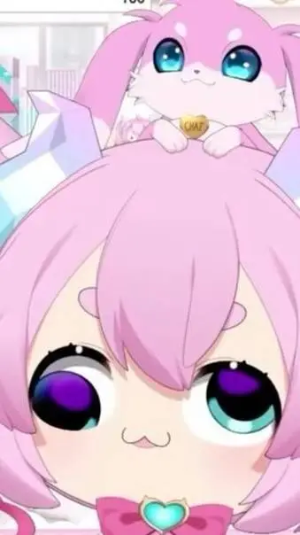 ai character: chibi and chat background