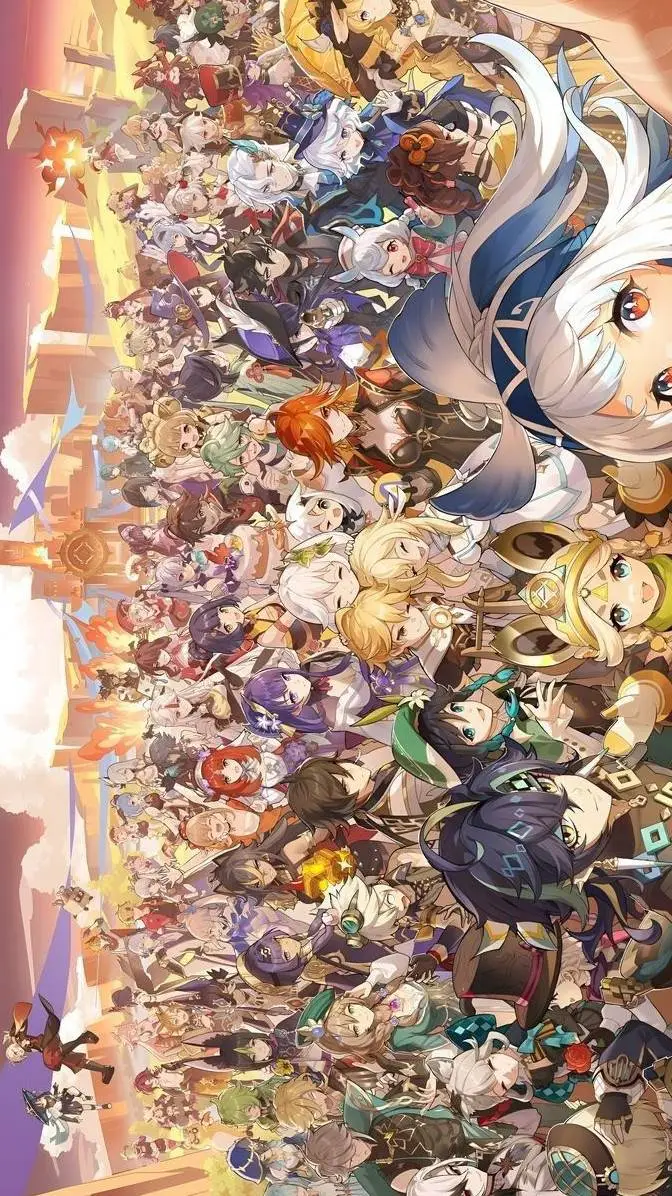 ai character: Genshin impact background