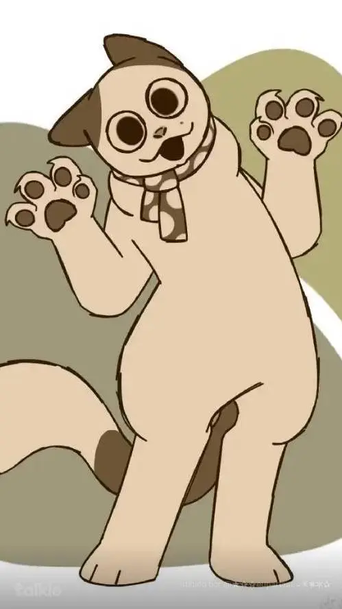 ai character: kush cat background