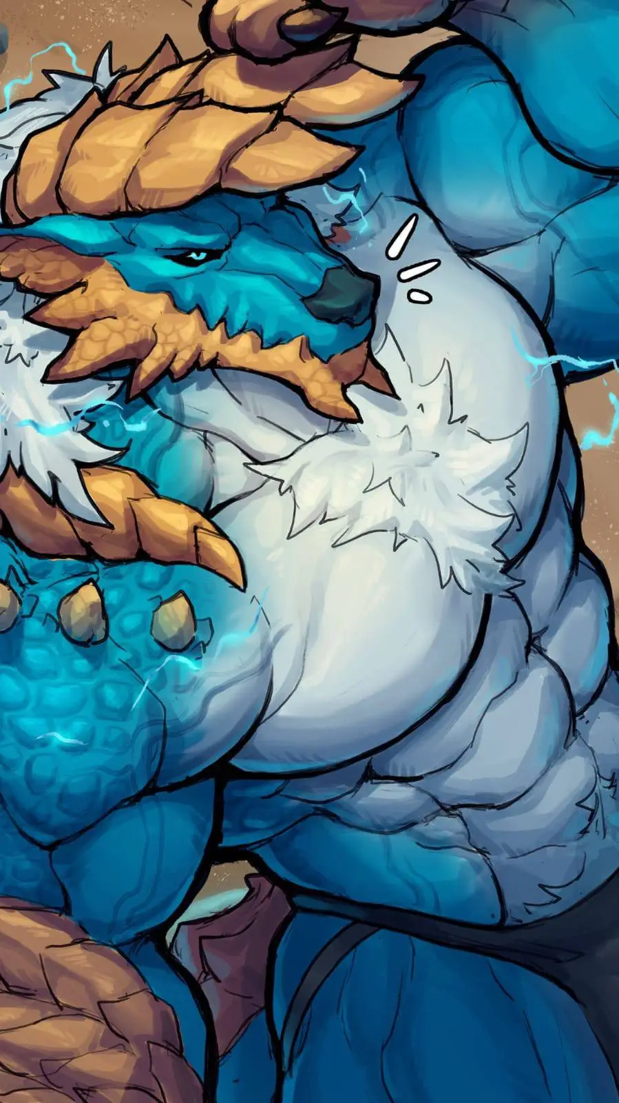 ai character: zinogre background