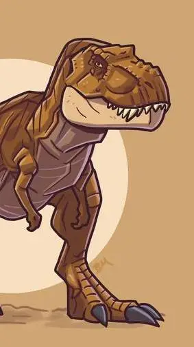 ai character: t-rex  background