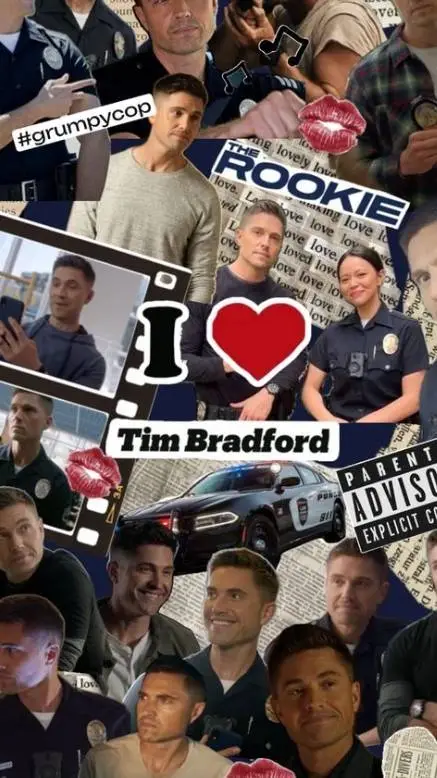 ai character: TIM BRADFORD background
